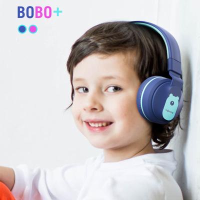 China Headband Volume Limited Adjustable Foldable Dual Port Headphones For Boys for sale