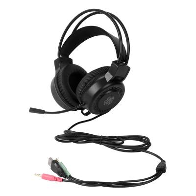 China High Luminous and Vibratio Performance Led Lightweight Wired Mobile Headsets With MIC Gaming Earphone With RGB for sale