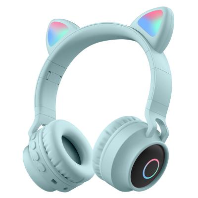 China Colorful Cute Wireless Headphones Kids Wireless Headsets Funny Wireless Headphones(can use wired also) for sale