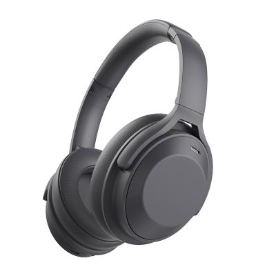 China Blue Tooth 5.0 Headset ANC On-Ear Wireless Headphone (can use wired also) Wireless Headphones Noise Canceling for sale