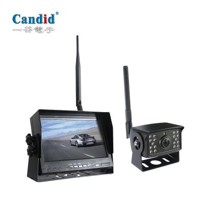 China 1292H*968V 7 Inch Monitor No Interference 2.4Ghz Wireless Digital Rear View Reversing Backup Camera System For Truck/Car/Bus for sale