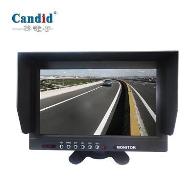 China Compatible with a Variety of Video Signals 9 Inch Bus Truck LCD Monitor with Rear View Camera CCTV DVR for sale