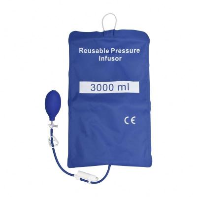 China 210D Nylon With Laminated PU Pressure 3000ml Infusion Bag Pressure Infuser for sale