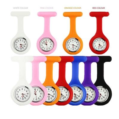 China Hot New Medical Watch Pocket Silicone Stainless Steel Nurse Watches Doctor Tunic FOB Watch WCW503 Christmas Gifts Colorful for sale