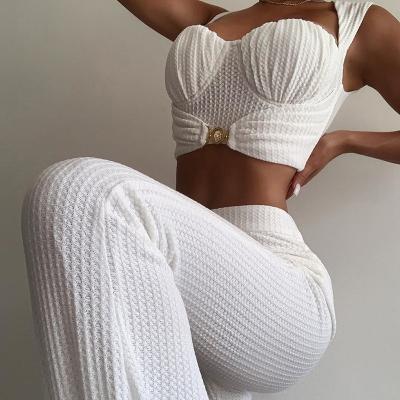 China Autumn Knitted Elegant Fashion QUICK DRY 2022 women two piece sets new arrivals for sale