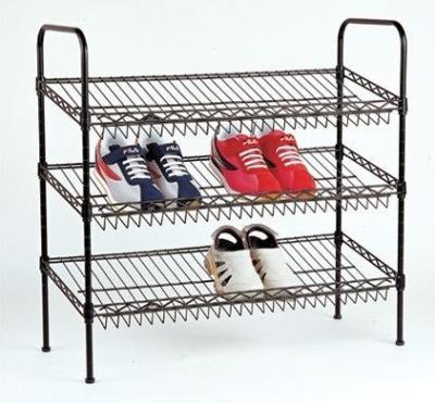 China Stored Frame Household Floor Rack Metal Wire Shoe Storage Racks Organizer Storage Holder Organizer Display Stand Shoes for sale