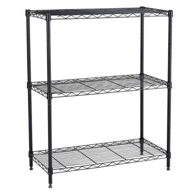 China Factory Wholesale Kitchen Minimalist Shelve Rack Stainless Steel Organizer Hook Cabinet 4 Layers Storage Holders & Racks for sale