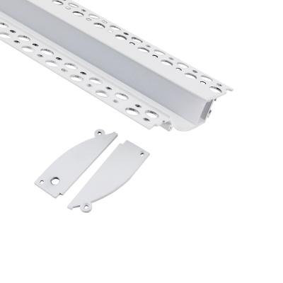 China Decorations Plaster Trimless Drywall Led Aluminum Extrusion Led Lighting Recessed Mounted Led Aluminum Profile for sale