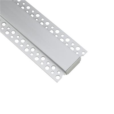 China Decorations Led Aluminum Extrusion Profile Led Strip Lighting Ceiling Trimless Drywall Led Profile for sale