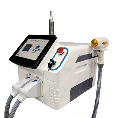 China Pigment Removal ZS 2 in 1 PS Tattoo Removal 755nm 808nm 1064nm Diode Laser 3 Waves Diode Laser Hair Removal Machine Q Switched for sale