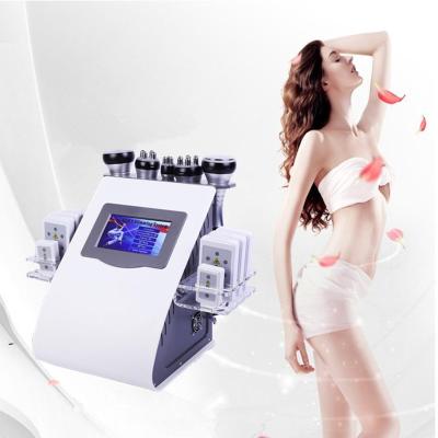 China Best Weight Loss 6 x in 1 RF 40k Ultrasound Cellulite Reduction Fast Slimming Machine for sale