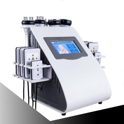 China Hottest Weight Loss Products x 2021 6 in 1 Ultrasonic Cavitation Vacuum Machine Lipo Laser Slimming Device for sale