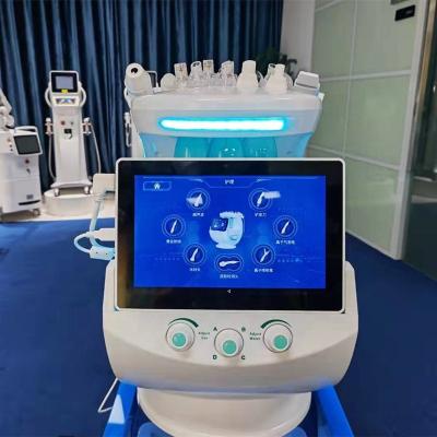 China Exfoliators 2022 NEW! Ice Blue Hydra Machine Oxygen Jet Aqua Peeling Skin Analyzer RF Smart Deep Cleansing Device Microdermabrasion for sale