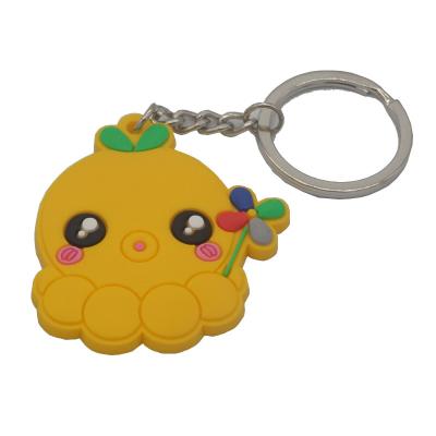 China Business Gifts Customized Wholesale Cute 3D Rubber PVC Soft Key Chain 3D Key Chain For Promotion And Business Gifts for sale