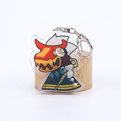 China Hot Selling Anime Cartoon Character Key Chains Eco-friendly Cute Acrylic Various Key Chains Plastic Acrylic Key Chains For Promotion Gifts for sale