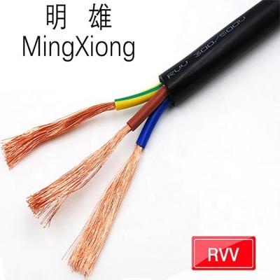 China Low Price Indoor And Outdoor RVV 3 Core PVC Cable Wire Power Cable Wire for sale