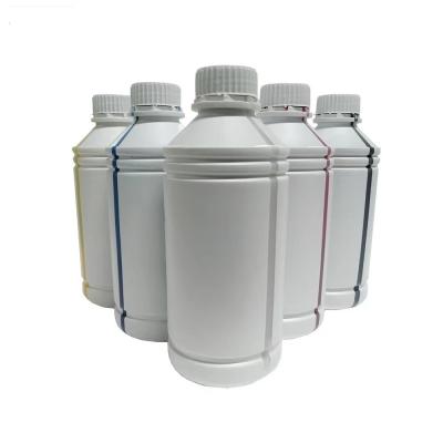 China CMYKW 5 Farben auf Wasserbasis DTF Pigment Tinte 1000ML Für XP600 I1600 I3200 Drucker zu verkaufen