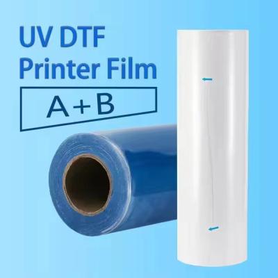 China Material de impresión UV mate brillante todo en uno películas de transferencia UV Dtf para impresoras UV Dtf en venta