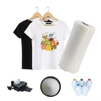 China 60cm Digital Printing DTF Heat Transfer PET Film DTF Printer Film Men Canvas Shoes T-shirts Printing DTF Paper PET Film for sale