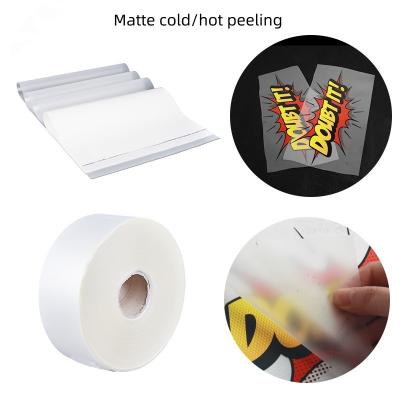 Cina Matte Hot Peel 39*54cm 75 Micron PET Release Film per serigrafia e stampa offset in vendita