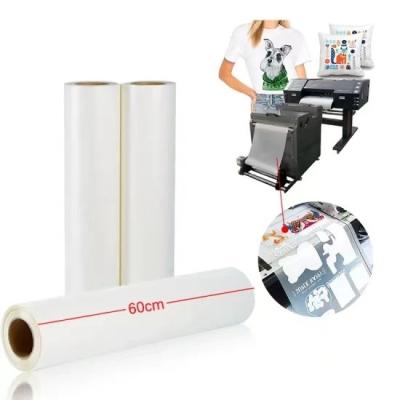 China 30cm*100m Tearing Hot 75mic DTF Transfer Paper with Elasticity for Cold / Hot Peel for sale