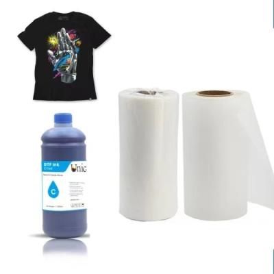 China 60cm*100m 75microns Glossy/Matte Finish Digital DTF Film Printing with Stretchability for sale