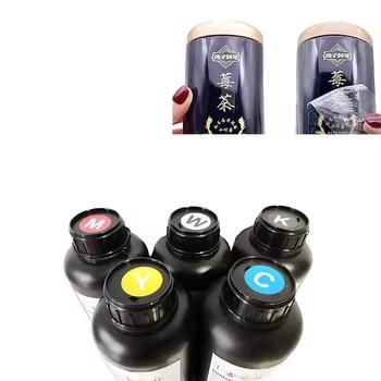 China 1L capaciteit Flexible LED-UV Ink voor siliconen PVC en UV-ink voor Epson printer Te koop