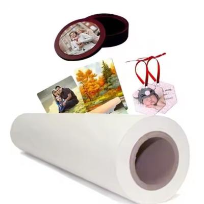 China 95GSM 51 inch * 100m Sublimatie Warmtransfer Paper Rolls Voor Polyester Sportwear Te koop