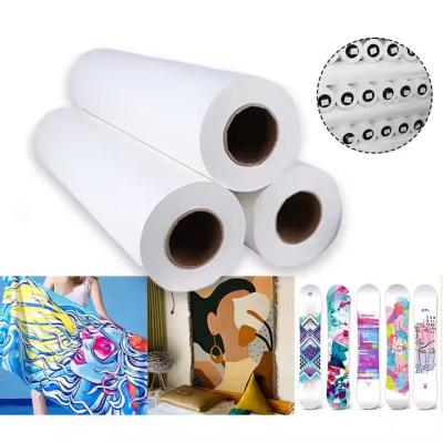 Chine 95GSM 44 pouces*400m papier de sublimation epson rouleau pour tissu polyester à vendre