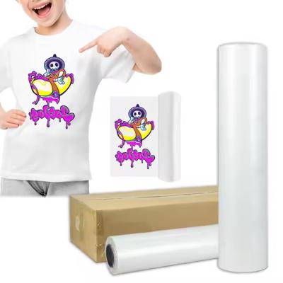 China 30cm 60cm Hot Peel Matte DTF Wit Ink Pet Film A3 A4 Dtf Print Film Te koop