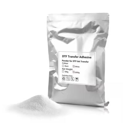 China DTF Powder for Ink Compatibility DTF Ink CMYK W Softening Point 80-100°C Package Information 1kg/5kg/10kg/20kg for sale