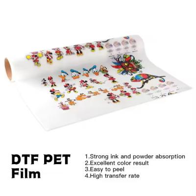 Chine Film de transfert DTF 30CM x 100M 75U Compatible avec CMYK + encre blanche pour l'impression de vêtements à vendre