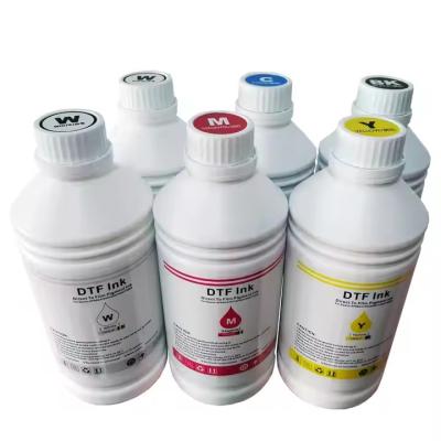 China Tinta de transferencia DTF de pigmento textil blanco 1000 ml para Epson I3200 en venta