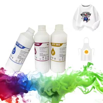 China 1000 ml/Flasche Textil DTF Pigment Tintenübertragungsfilm Druck auf DTF Drucker zu verkaufen