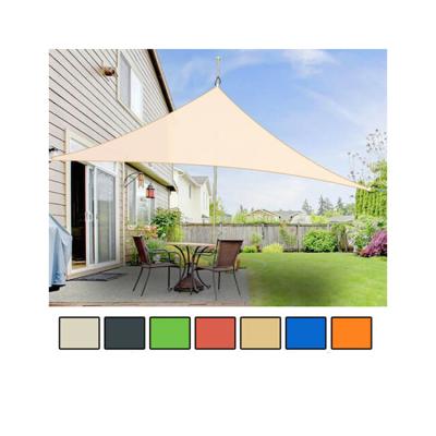 China Water Repellent Sun Shade Sail Rectangle Sand Triangle Shade Block Triangle Sun Sail Shade UV for sale