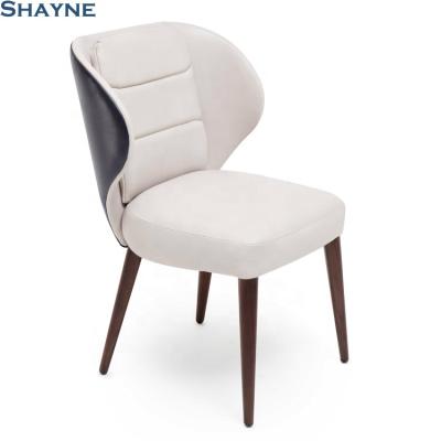 China Luxury KT Shayne Quality Control Experts Outstanding Customize Armchair Antique Wing Back Wood Dining Chairs For Table for sale