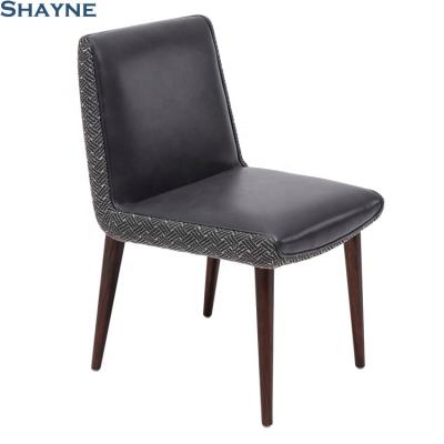 China High End KT Shayne Quality Control Experts Outstanding Customize Leather Wood Dining Chair For Restaurant for sale