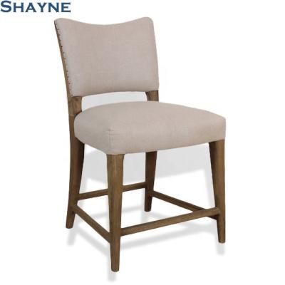 China Shayne High End High End Customize High Back Sofa Wood Frame Bar Table And Chairs for sale