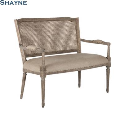 China Luxury Customize Living Room Hardwood Fabric Nailheads Hotel Vintage Armchair Vintage Manufacturer ODM Shayne Chairs for sale