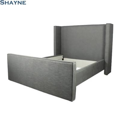 China 300000 SKU Shayne Luxury ODM High End Customize American Style King Size Modern Furnitures Antique Fabric Upholstered Bedroom for sale