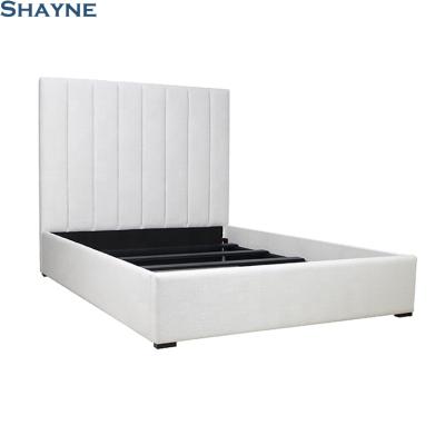 China Anonymous ODM SKU 300000 Company High End Shayne Luxury High End Customize Furniture King Size Room Fabric Upholstered Bed for sale