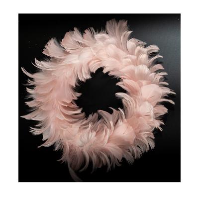 China Free Sample Rooster Feather Customized Normal Color Front Door Garland For Wall Decor-Wall Feather Art for sale