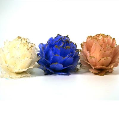 China Wholesale Cheap Colorful Feather Feather Flower Ball For Wedding Decoration Motorized Peek To Play With for sale