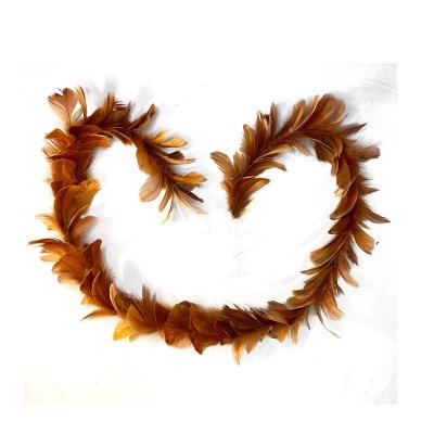 China Wholesale Unique Feather Vintage Feather Trim Fabric Feather Boa Candle Boa For Necklace Decoration for sale