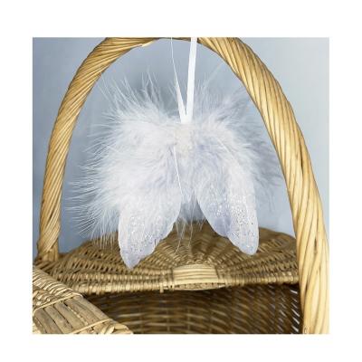 China Use Substance Manufacturer Hot-Selling White Feather Angel Wingschina Eco-Friendly Dye Costume Angel Feather Wings For Wedding for sale