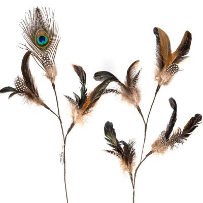 China New natural organic material feather high quality colorful customized raw crafts for home decoration for sale