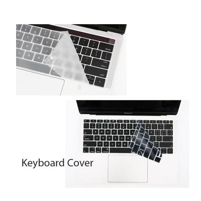 China Custom Logo Waterproof Silicone Laptop Keyboard Protector Dustproof Cover for Macbook Pro for sale