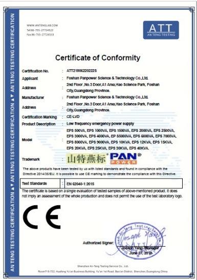 CE - Foshan Panpower Science&technology Co., Ltd.