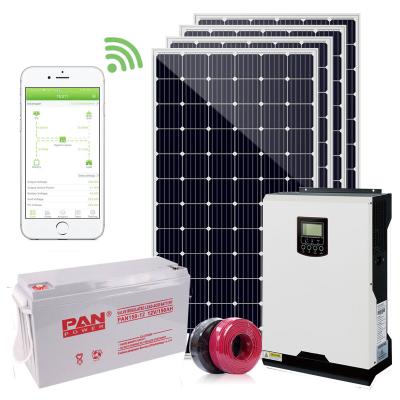 China Good Quality Home Solar Power Systems Off Grid Complete Solar Power Home System 5kw for sale