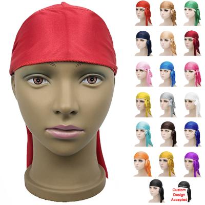 China 2021 High Quality Xicheng Head Wrap Bandanas Men Silky Durag for sale